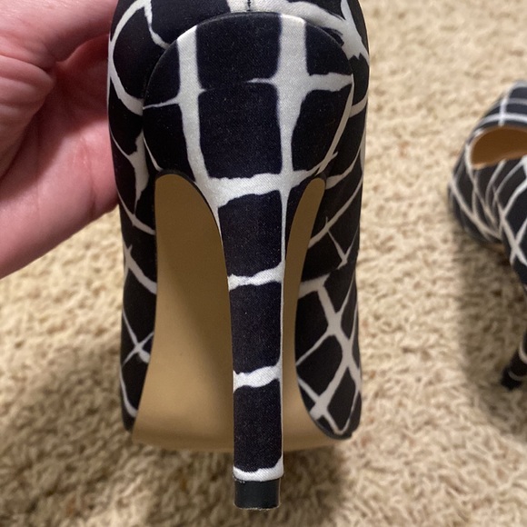 Adam Lippes for Target black white heels 9 - Picture 4 of 7